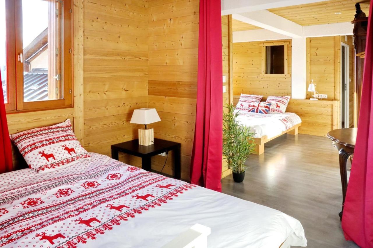 Chalet Hotel La Tuviere Bike Inn Сен-Жан-де-Морьен Экстерьер фото